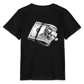 Dollar face off - Stanley/Stella MINI CREATOR Kids’ T-Shirt - black - Front - Mikhail (115cm)