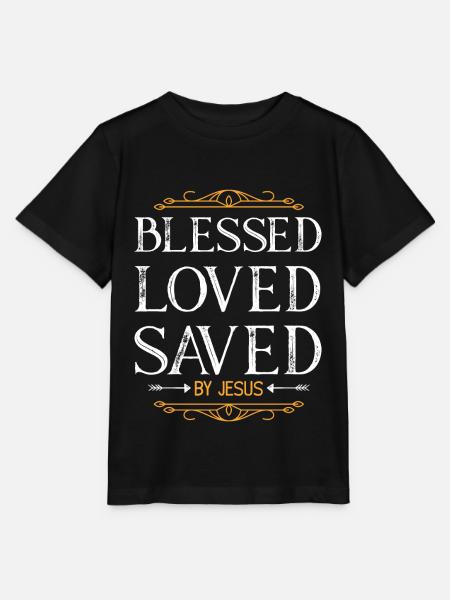 segen bibel liebe - Stanley/Stella Kinder T-Shirt MINI CREATOR - Schwarz