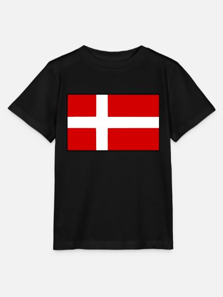 Dänemark - Stanley/Stella Kinder T-Shirt MINI CREATOR - Schwarz