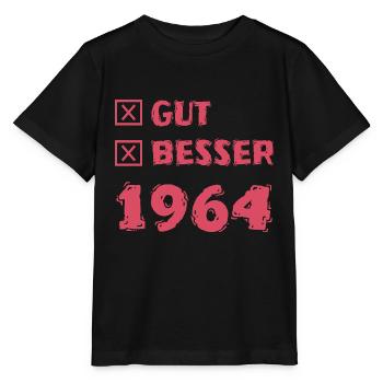 Besser 1964 - Stanley/Stella Kinder T-Shirt MINI CREATOR  - Schwarz - Vorne - Mikhail (115cm)