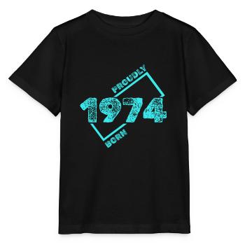 Geboren 1974 - Stanley/Stella Kinder T-Shirt MINI CREATOR  - Schwarz - Vorne - Mikhail (115cm)
