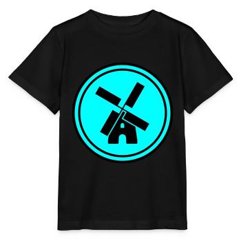 Cercle du moulin à vent - T-shirt bio MINI CREATOR Stanley/Stella Enfant - noir - Devant - Mikhail (115cm)