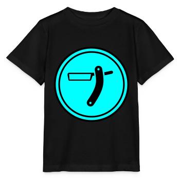 Rasieren Barber Kreis - Stanley/Stella Kinder T-Shirt MINI CREATOR  - Schwarz - Vorne - Mikhail (115cm)