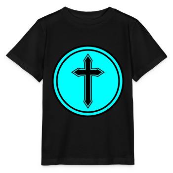 cercle croisé - T-shirt bio MINI CREATOR Stanley/Stella Enfant - noir - Devant - Mikhail (115cm)