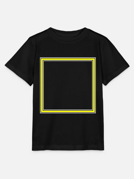 Quadrat Icon - Stanley/Stella Kinder T-Shirt MINI CREATOR - Schwarz