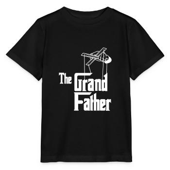 The Grandfather the Godfather Grandpa Grandfather Lustig - Stanley/Stella MINI CREATOR Kids’ T-Shirt - black - Front - Mikhail (115cm)