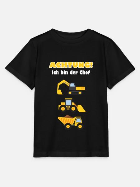 Kinder Geburtstag Shirt Bagger Jungen - Stanley/Stella Kinder T-Shirt MINI CREATOR  - Schwarz