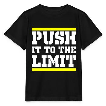Repoussez-le à la limite Entraînement Fitness - T-shirt bio MINI CREATOR Stanley/Stella Enfant - noir - Devant - Mikhail (115cm)