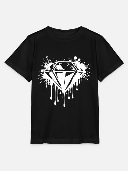 Diamant Edelstein - Stanley/Stella Kinder T-Shirt MINI CREATOR - Schwarz