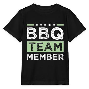 Équipe Bbq - T-shirt bio MINI CREATOR Stanley/Stella Enfant - noir - Devant - Mikhail (115cm)