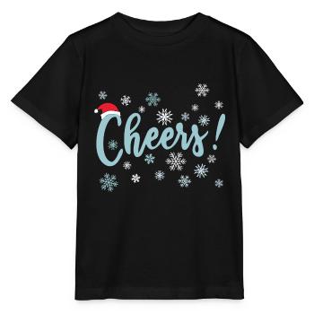 Bravo Joyeux Noël Cheer - T-shirt bio MINI CREATOR Stanley/Stella Enfant - noir - Devant - Mikhail (115cm)
