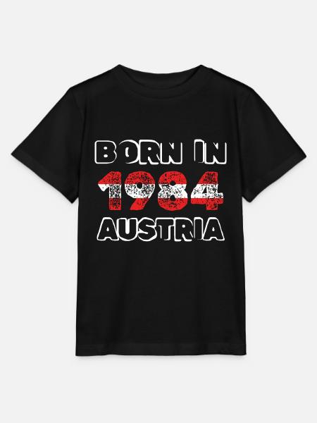 Austria 1984 - Stanley/Stella Kinder T-Shirt MINI CREATOR - Schwarz