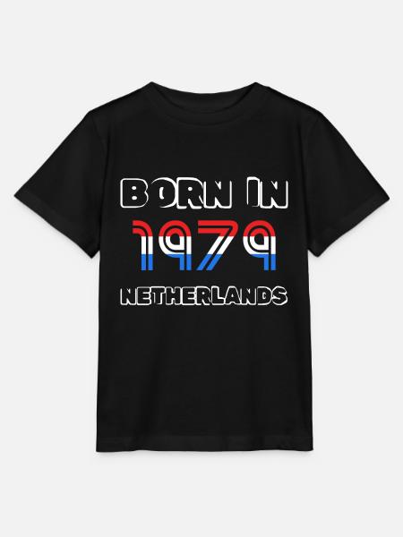 Netherlands 1979 - Stanley/Stella Kinder T-Shirt MINI CREATOR - Schwarz