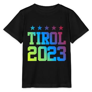 Tyrol 2023 - T-shirt bio MINI CREATOR Stanley/Stella Enfant - noir - Devant - Mikhail (115cm)