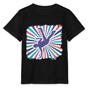 Breakdance - T-shirt bio MINI CREATOR Stanley/Stella Enfant - noir - Devant - Mikhail (115cm)