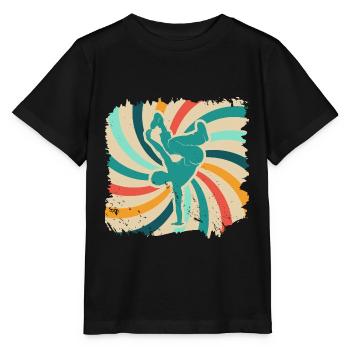 Breakdance - T-shirt bio MINI CREATOR Stanley/Stella Enfant - noir - Devant - Mikhail (115cm)