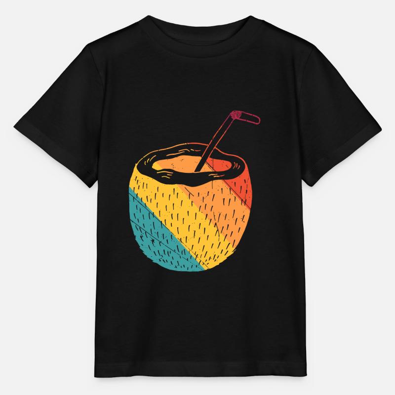 noix de coco - T-shirt bio MINI CREATOR Stanley/Stella Enfant - noir