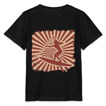 Stand up paddling - Stanley/Stella Kinder T-Shirt MINI CREATOR  - Schwarz - Vorne - Mikhail (115cm)