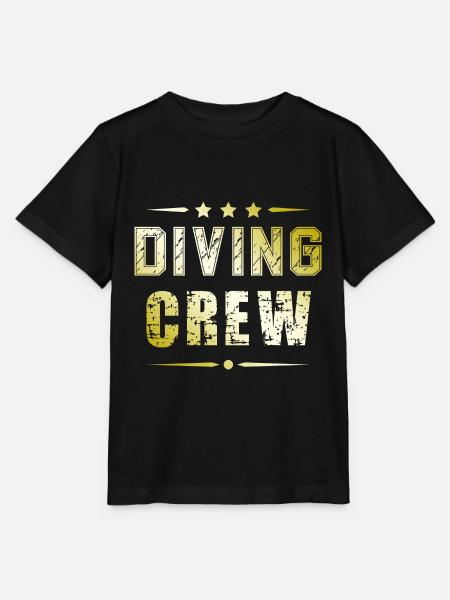Diving Crew - Stanley/Stella Kinder T-Shirt MINI CREATOR - Schwarz