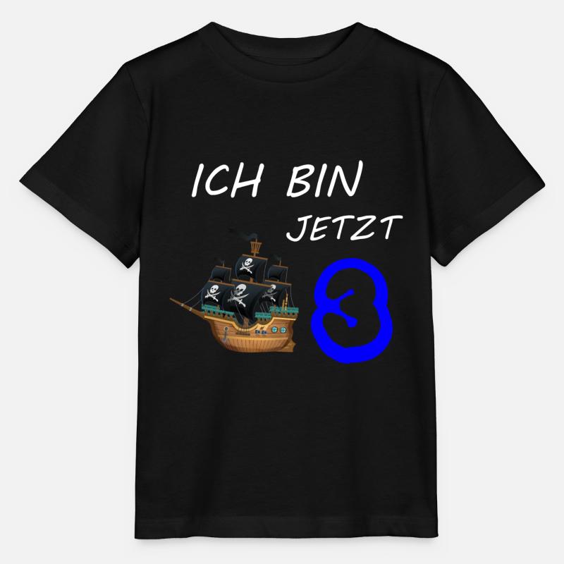 Ich bin jetzt 3 - Stanley/Stella Kinder T-Shirt MINI CREATOR  - Schwarz