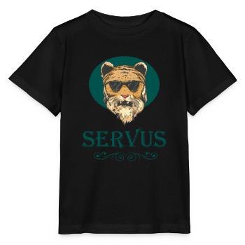 Tracht Bayrisch Trachten Bayern Ersatz Tiger Tirol - Stanley/Stella MINI CREATOR Kids’ T-Shirt - black - Front - Mikhail (115cm)