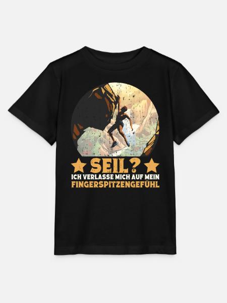 Boulderer Bouldern Klettern Freeclimbing - Stanley/Stella Kinder T-Shirt MINI CREATOR - Schwarz