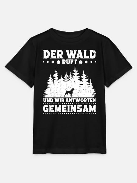 Waldmensch Naturliebhaber Baum Natur Waldliebe - Stanley/Stella Kinder T-Shirt MINI CREATOR - Schwarz