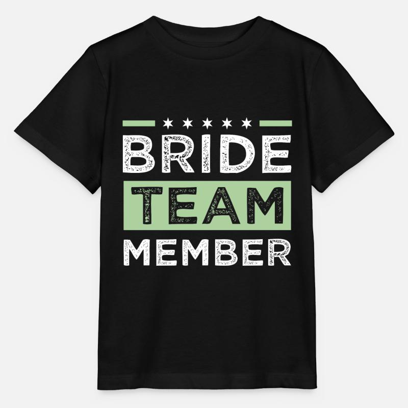 Bride Team - Stanley/Stella Kinder T-Shirt MINI CREATOR  - Schwarz