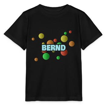 Fosse à balles Bernd - T-shirt bio MINI CREATOR Stanley/Stella Enfant - noir - Devant - Mikhail (115cm)