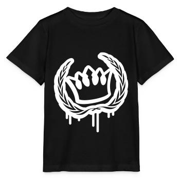 krone kranz - Stanley/Stella Kinder T-Shirt MINI CREATOR  - Schwarz - Vorne - Mikhail (115cm)