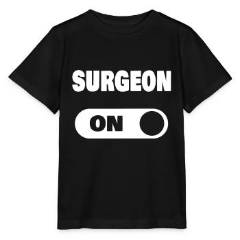Sur le chirurgien - T-shirt bio MINI CREATOR Stanley/Stella Enfant - noir - Devant - Mikhail (115cm)