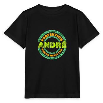 Perfektion Perfekt André - Stanley/Stella Kinder T-Shirt MINI CREATOR  - Schwarz - Vorne - Mikhail (115cm)