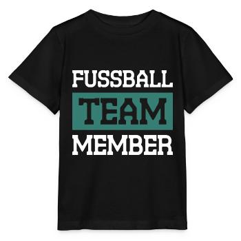 Football Team - Stanley/Stella MINI CREATOR Kids’ T-Shirt - black - Front - Mikhail (115cm)