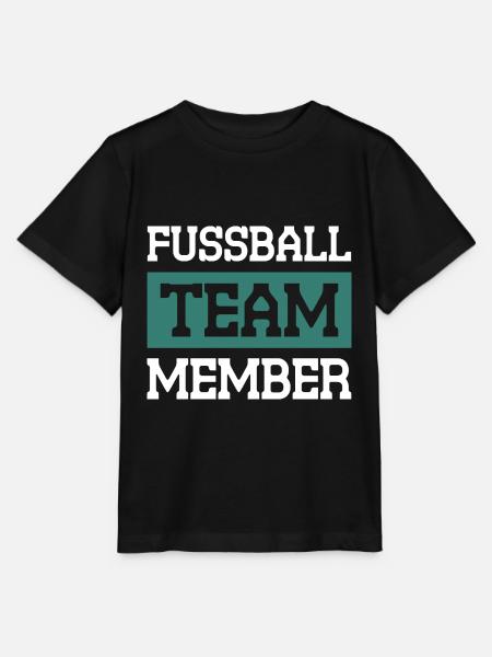 Fussball Team - Stanley/Stella Kinder T-Shirt MINI CREATOR  - Schwarz