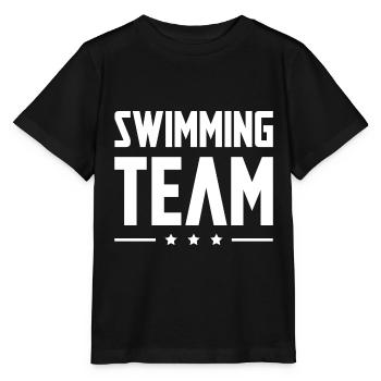 Swimming Team - Stanley/Stella MINI CREATOR Kids’ T-Shirt - black - Front - Mikhail (115cm)