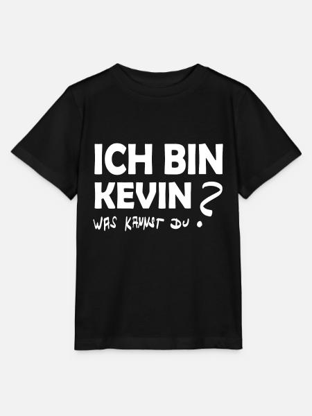 Vorname Geschenkidee Kevin - Stanley/Stella Kinder T-Shirt MINI CREATOR - Schwarz
