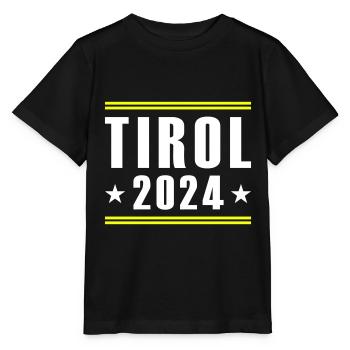 Tyrol 2024 - T-shirt bio MINI CREATOR Stanley/Stella Enfant - noir - Devant - Mikhail (115cm)