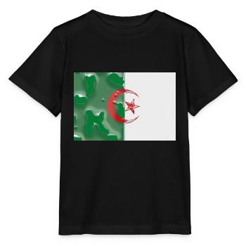 Algerien - Stanley/Stella Kinder T-Shirt MINI CREATOR  - Schwarz - Vorne - Mikhail (115cm)