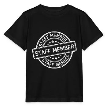 Staff Mitglied - Stanley/Stella Kinder T-Shirt MINI CREATOR  - Schwarz - Vorne - Mikhail (115cm)