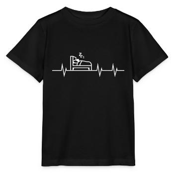 Heartbeat of Sleep - Good Night Edition - Stanley/Stella MINI CREATOR Kids’ T-Shirt - black - Front - Mikhail (115cm)