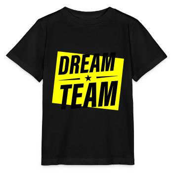 Dream Team - Stanley/Stella MINI CREATOR Kids’ T-Shirt - black - Front - Mikhail (115cm)