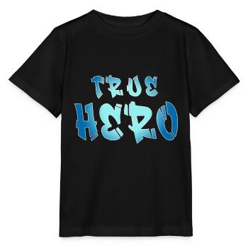WAHRER HELD - TRUE HERO - Stanley/Stella MINI CREATOR Kids’ T-Shirt - black - Front - Mikhail (115cm)