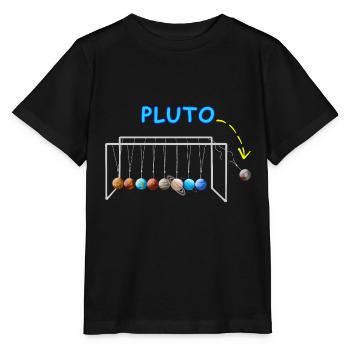 N’oubliez jamais Pluton Drôle Planète Pluton - T-shirt bio MINI CREATOR Stanley/Stella Enfant - noir - Devant - Mikhail (115cm)
