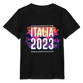 Italia 2023 - Stanley/Stella MINI CREATOR Kids’ T-Shirt - black - Front - Mikhail (115cm)