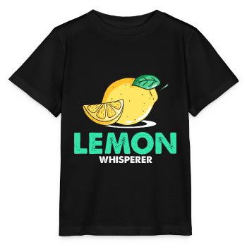 Limonade Limonade Limonade Limonade Stand Design - T-shirt bio MINI CREATOR Stanley/Stella Enfant - noir - Devant - Mikhail (115cm)