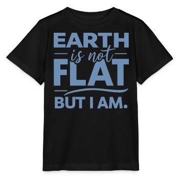 Satire Flache Erde Ironische Witze - Stanley/Stella Kinder T-Shirt MINI CREATOR  - Schwarz - Vorne - Mikhail (115cm)