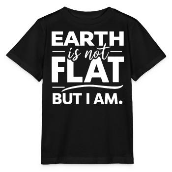 Satire Flache Erde Ironische Witze - Stanley/Stella Kinder T-Shirt MINI CREATOR  - Schwarz - Vorne - Mikhail (115cm)