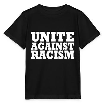 Contre le racisme - T-shirt bio MINI CREATOR Stanley/Stella Enfant - noir - Devant - Mikhail (115cm)