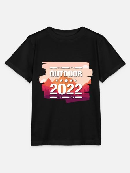 Outdoor 2022 - Stanley/Stella Kinder T-Shirt MINI CREATOR - Schwarz