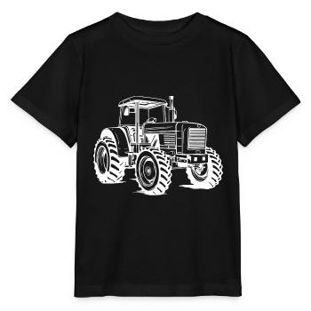 Tractor Symbol - Stanley/Stella MINI CREATOR Kids’ T-Shirt - black - Front - Mikhail (115cm)
